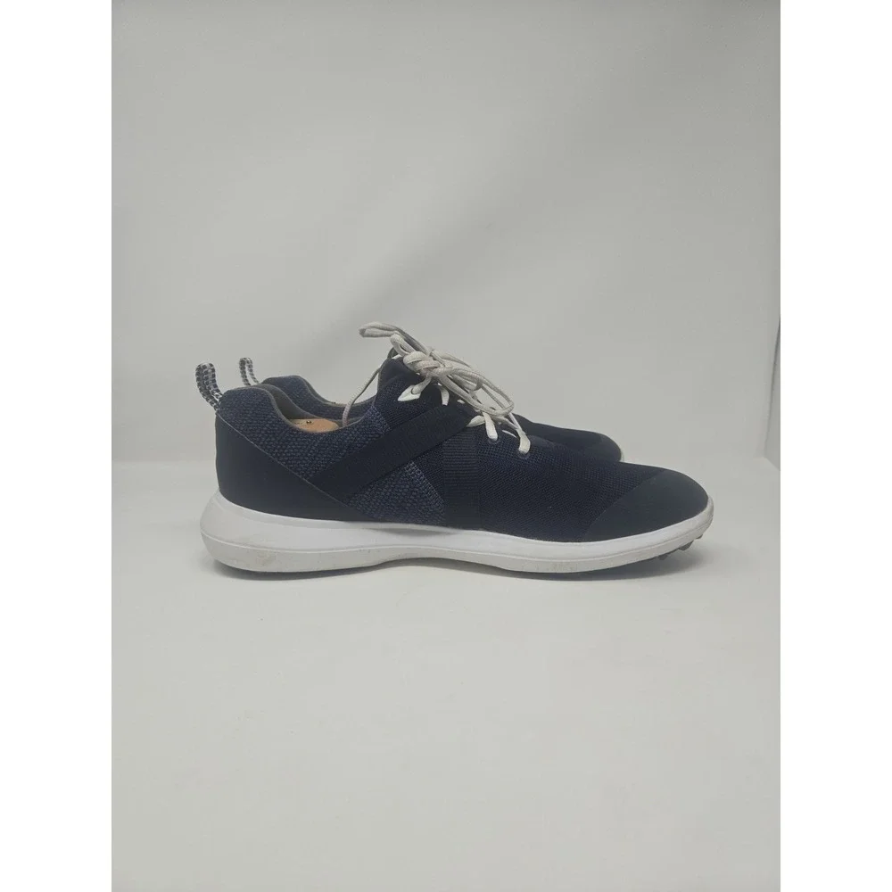 Footjoy FJ Flex Golf Shoes Mens 11.5 M Blue‎ White Spikeless 56102 *